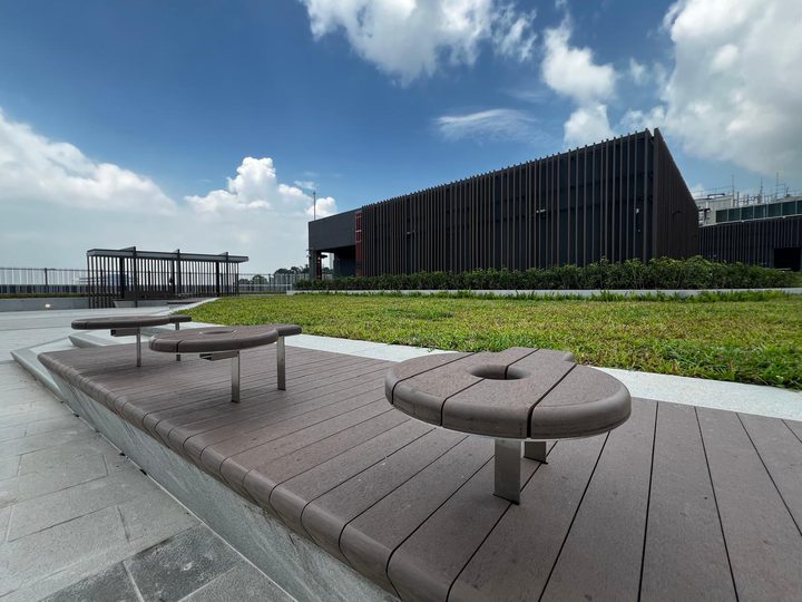 Government composite wood projects in Hong Kong including North Lantau Hospital