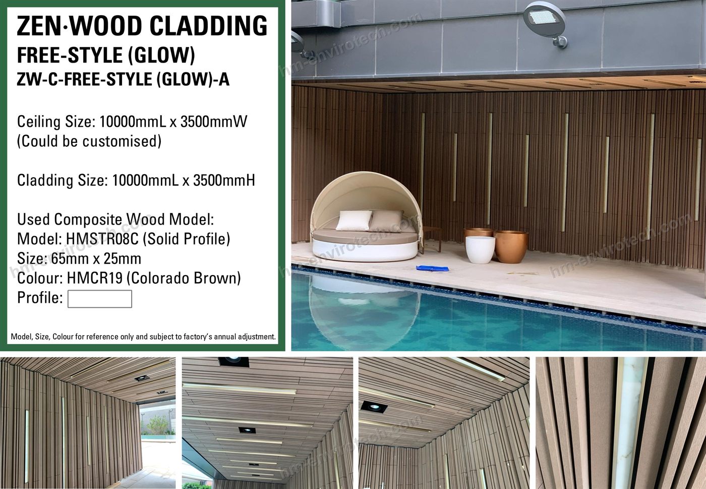Free-Style Glow pool cladding