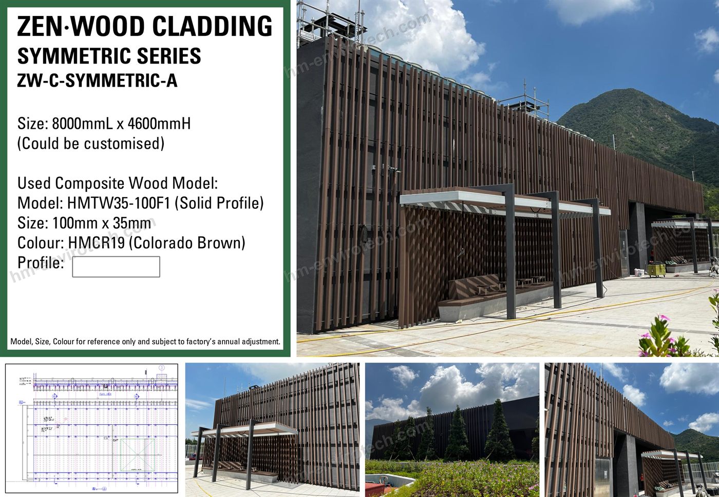 Symmetric Series cladding