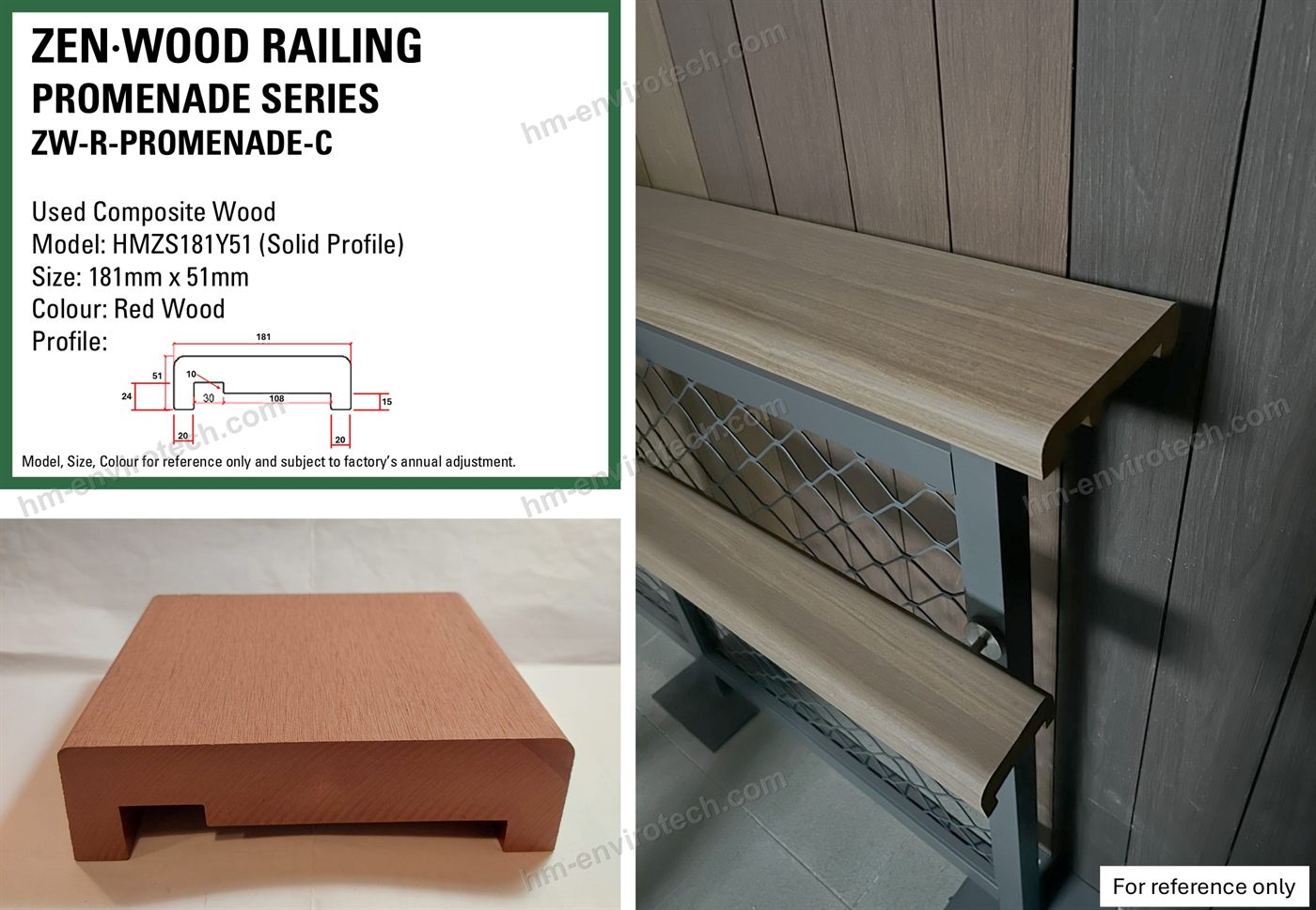 Promenade Series mesh railing cap